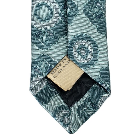 Burberry 100% Silk Multi-Color Patterned Men's Tie - Picture 5 of 5